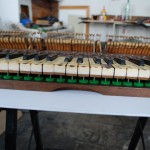 wymontowana klawiatura z fortepianu