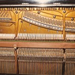 mechanizm młoteczkowy pianina koncertowego J. Becker